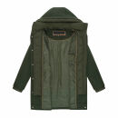 Navahoo Flauschwunder Damen Winterjacke N043 Dark Olive Größe L - Gr. 40