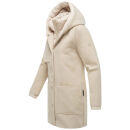 Navahoo Flauschwunder Damen Winterjacke N043 Beige Größe S - Gr. 36