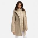 Navahoo Flauschwunder Damen Winterjacke N043 Beige Größe S - Gr. 36