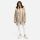 Navahoo Flauschwunder Damen Winterjacke N043 Beige Größe S - Gr. 36