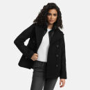 Marikoo Aylaraa Damen Winter Kabanjacke N044 Schwarz-Größe S - Gr. 36