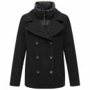 Marikoo Aylaraa Damen Winter Kabanjacke N044 Schwarz-Größe S - Gr. 36