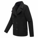 Marikoo Aylaraa Damen Winter Kabanjacke N044 Schwarz-Größe S - Gr. 36