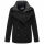 Marikoo Aylaraa Damen Winter Kabanjacke N044 Schwarz-Größe S - Gr. 36