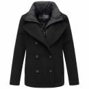 Marikoo Aylaraa Damen Winter Kabanjacke N044 Schwarz-Größe L - Gr. 40
