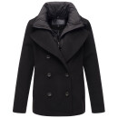 Marikoo Aylaraa Damen Winter Kabanjacke N044 Schwarz-Größe XL - Gr. 42