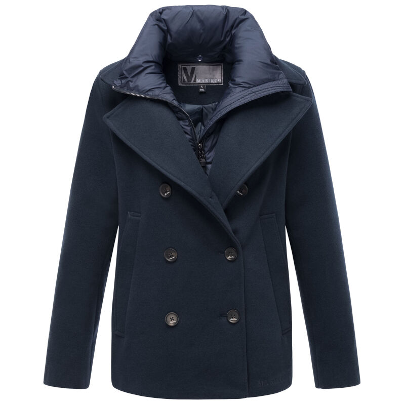 Marikoo Aylaraa Damen Winter Kabanjacke N044 Navy-Größe M - Gr. 38