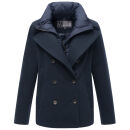 Marikoo Aylaraa Damen Winter Kabanjacke N044 Navy-Größe M - Gr. 38
