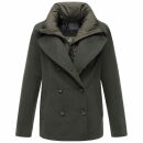Marikoo Aylaraa Damen Winter Kabanjacke N044 Dark Olive-Größe XXL - Gr. 44