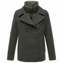 Marikoo Aylaraa Damen Winter Kabanjacke N044 Dark Olive-Größe XXL - Gr. 44