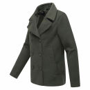 Marikoo Aylaraa Damen Winter Kabanjacke N044 Dark Olive-Größe XXL - Gr. 44