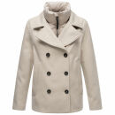 Marikoo Aylaraa Damen Winter Kabanjacke N044 Pearl Grey-Größe XXL - Gr. 44