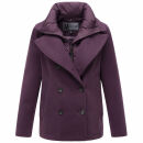 Marikoo Aylaraa Damen Winter Kabanjacke N044 Dusty Plum-Größe S - Gr. 36