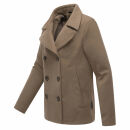 Marikoo Aylaraa Damen Winter Kabanjacke N044 Stone Brown-Größe S - Gr. 36