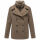 Marikoo Aylaraa Damen Winter Kabanjacke N044 Stone Brown-Größe S - Gr. 36