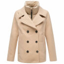 Marikoo Aylaraa Damen Winter Kabanjacke N044 Beige-Größe S - Gr. 36