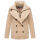 Marikoo Aylaraa Damen Winter Kabanjacke N044 Beige-Größe L - Gr. 40