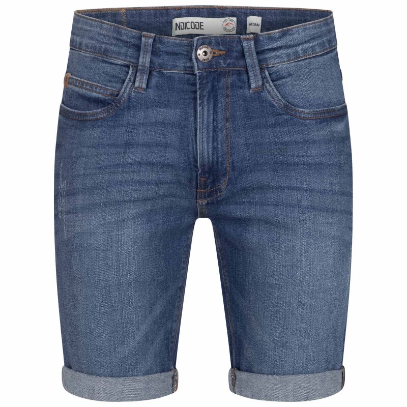 Indicode Inkadeu Herren Shorts B797 Mid Indigo Größe XXXL - Gr. 3XL
