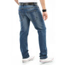 Indicode Ingianluca Herren Jeans Hose B796 Mittelblau W38 L34 in