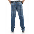 Indicode Ingianluca Herren Jeans Hose B796 Mittelblau W38 L34 in