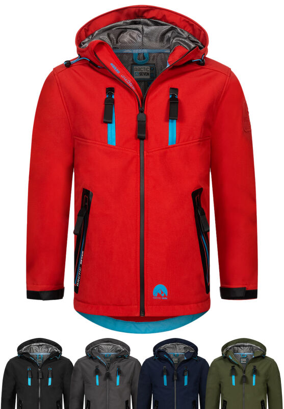 Arctic Seven Warme Herren Fleece Winter Übergangs Jacke Outdoor Sweat AS325 NEU