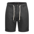 Indicode InCanvar Herren Sommer Stoff Shorts B795 Schwarz Größe S - Gr. S
