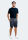 Indicode InCanvar Herren Sommer Stoff Shorts B795 Navy Größe XXXL - Gr. 3XL