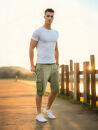 Arctic Seven Herren Shorts AS409 Olive W30