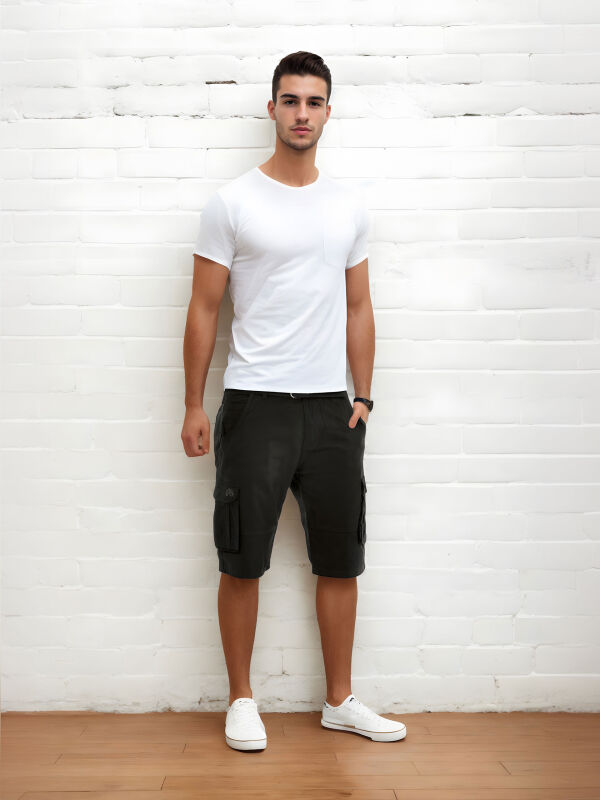 Arctic Seven Herren Shorts AS409 Schwarz W29