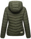 Marikoo Pack Mich Ein Damen Stepp Jacke B994 Dark Olive-Größe L - Gr. 40