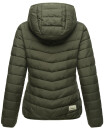 Marikoo Pack Mich Ein Damen Stepp Jacke B994 Dark Olive-Größe M - Gr. 38