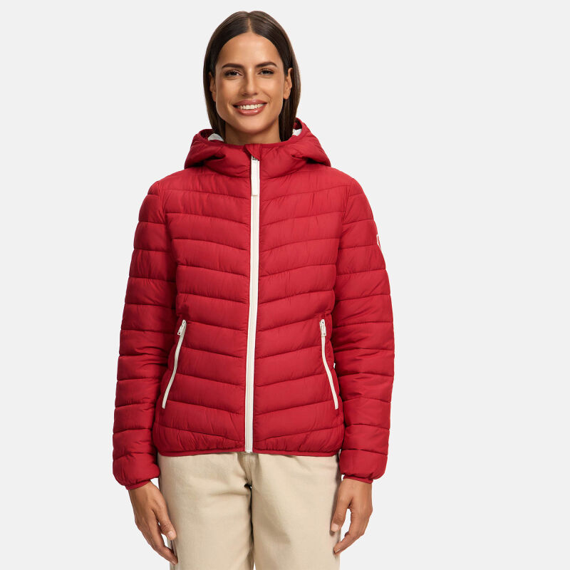 Marikoo Pack Mich Ein Damen Stepp Jacke B994 Deep Red-Größe XXL - Gr. 44