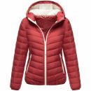 Marikoo Pack Mich Ein Damen Stepp Jacke B994 Deep Red-Größe XXL - Gr. 44