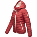 Marikoo Pack Mich Ein Damen Stepp Jacke B994 Deep Red-Größe XXL - Gr. 44