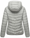 Marikoo Pack Mich Ein Damen Stepp Jacke B994 Grau-Größe S - Gr. 36