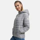 Marikoo Pack Mich Ein Damen Stepp Jacke B994 Grau-Größe S - Gr. 36