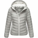 Marikoo Pack Mich Ein Damen Stepp Jacke B994 Grau-Größe S - Gr. 36