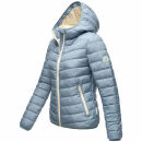 Marikoo Pack Mich Ein Damen Stepp Jacke B994 Powder Blue-Größe M - Gr. 38