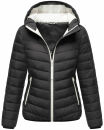 Marikoo Pack Mich Ein Damen Stepp Jacke B994 Schwarz-Größe 3XL - Gr. 46