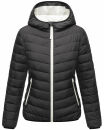 Marikoo Pack Mich Ein Damen Stepp Jacke B994 Schwarz-Größe 3XL - Gr. 46