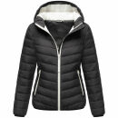 Marikoo Pack Mich Ein Damen Stepp Jacke B994 Schwarz-Größe M - Gr. 38