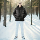 Arctic Seven Herren Winter Steppjacke O420 Schwarz