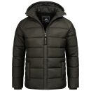 Arctic Seven Herren Winter Steppjacke O420 Dunkelgrau