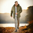 Arctic Seven Herren Winter Steppjacke O420 Olive