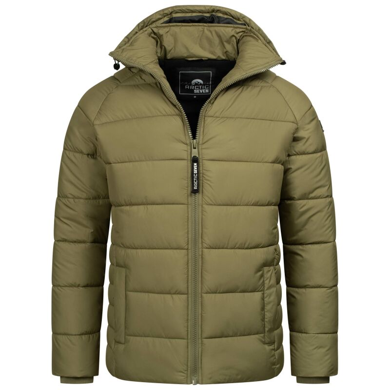 Arctic Seven Herren Winter Steppjacke O420 Olive