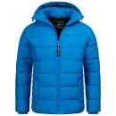 Arctic Seven Herren Winter Steppjacke O420 Blau