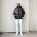 Arctic Seven Herren Winter Steppjacke O-421 Dunkelgrau