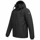 Arctic Seven Herren Winterjacke O426 Schwarz