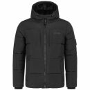 Alessandro Salvarini Herren Winter Steppjacke O-422 Schwarz