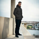 Alessandro Salvarini Herren Winter Steppjacke O-422 Schwarz